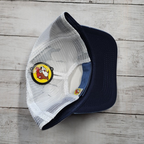 Buc-ee's WMNS Snapback Poly Tail Floral Cap‎ Blue White Bucees - Picture 4 of 4
